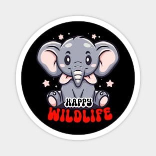 Happy Wildlife New Design Premium Magnet